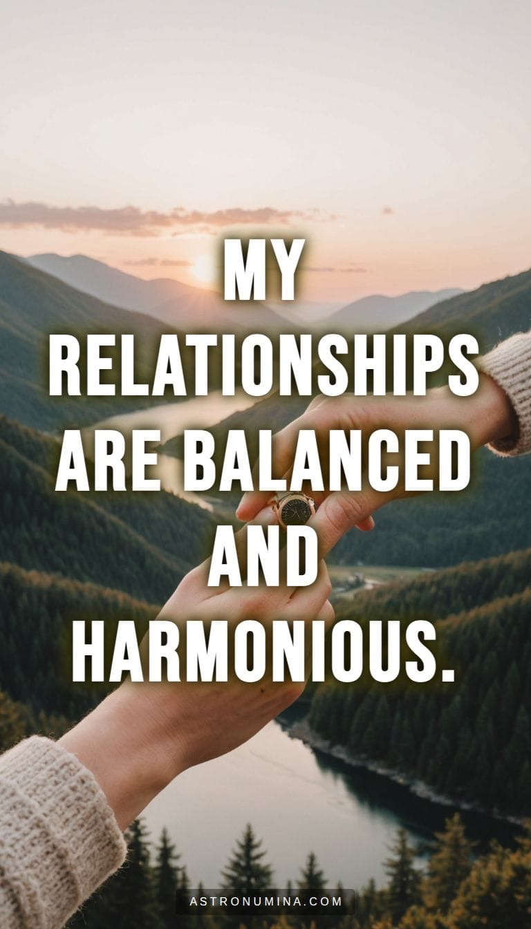 Balanced and Harmonious Relationships