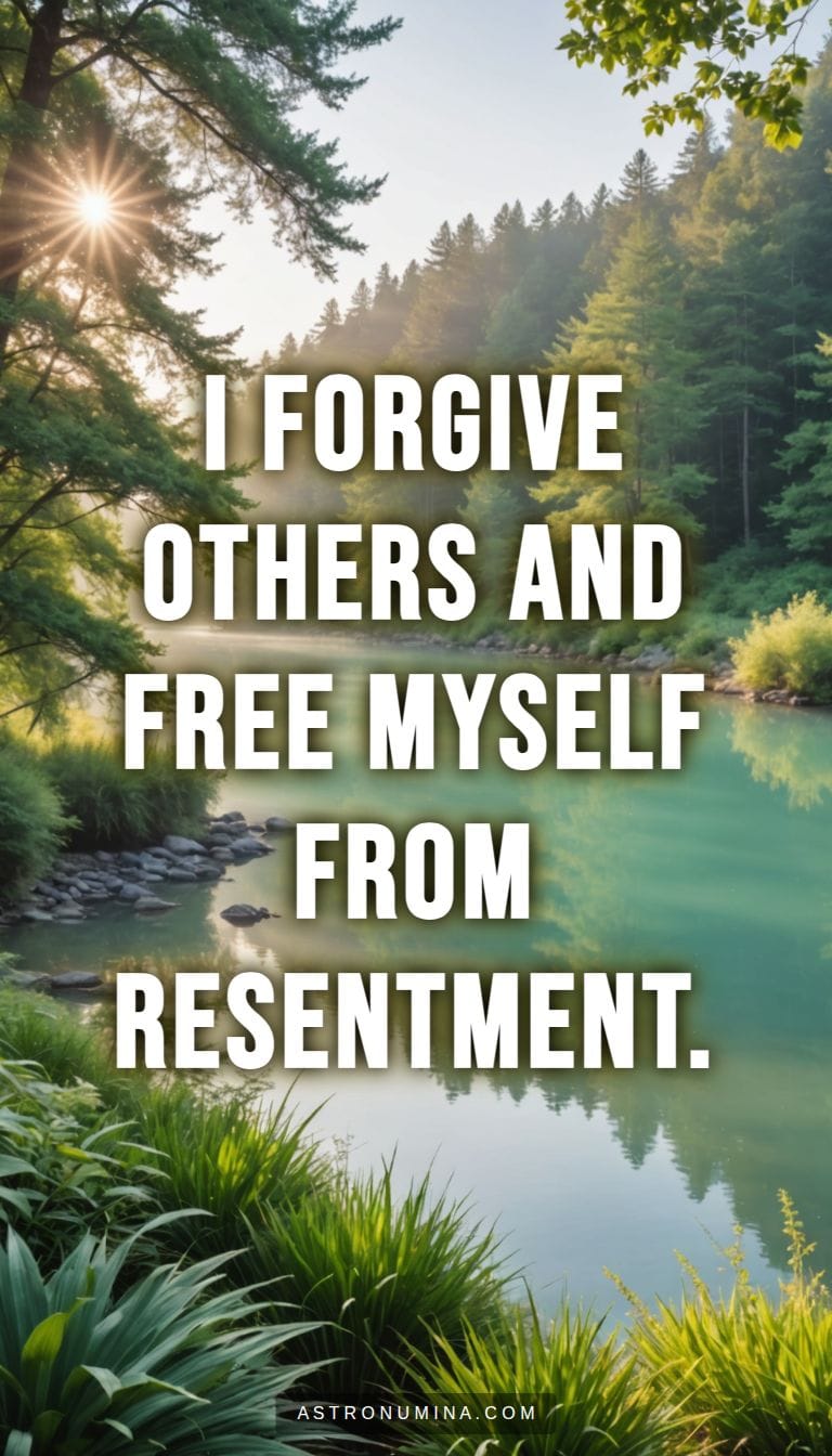Abstract spiritual forgiveness visualization