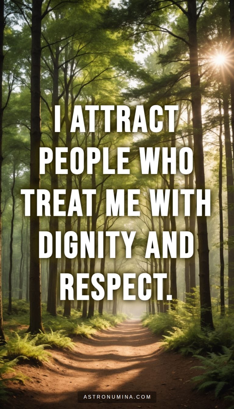 Attracting Respect and Dignity