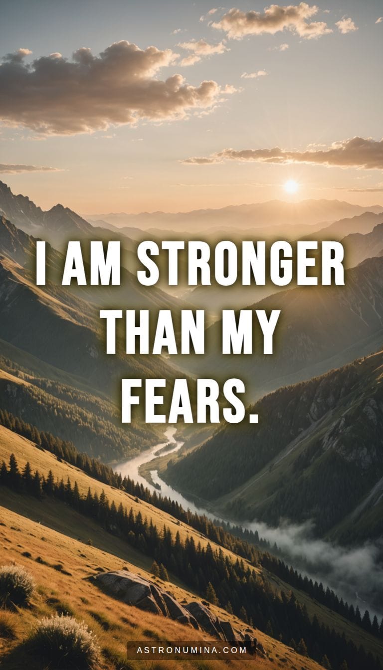 Empowerment and Overcoming Fear Visual
