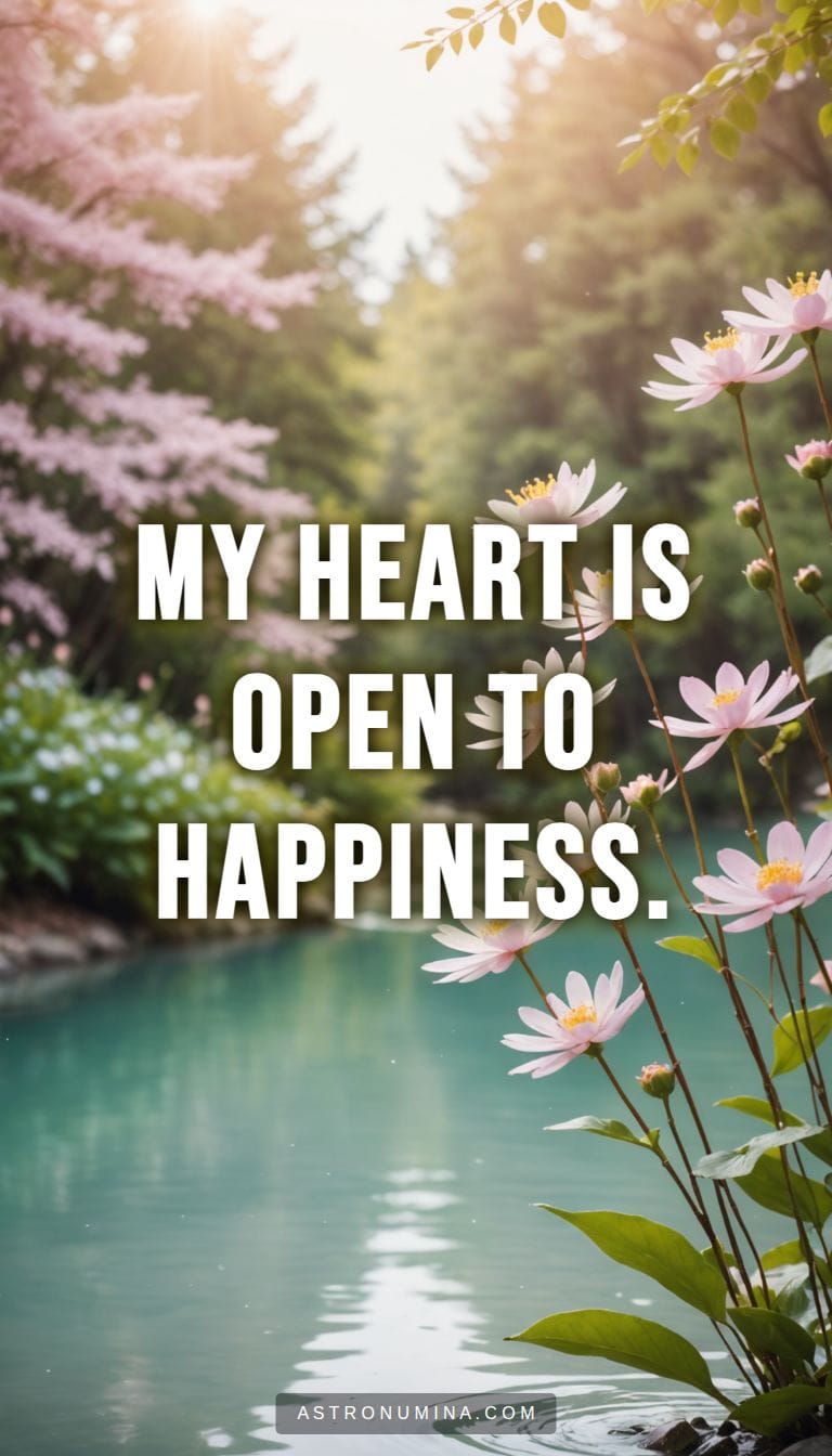 Open Heart and Genuine Happiness Visual