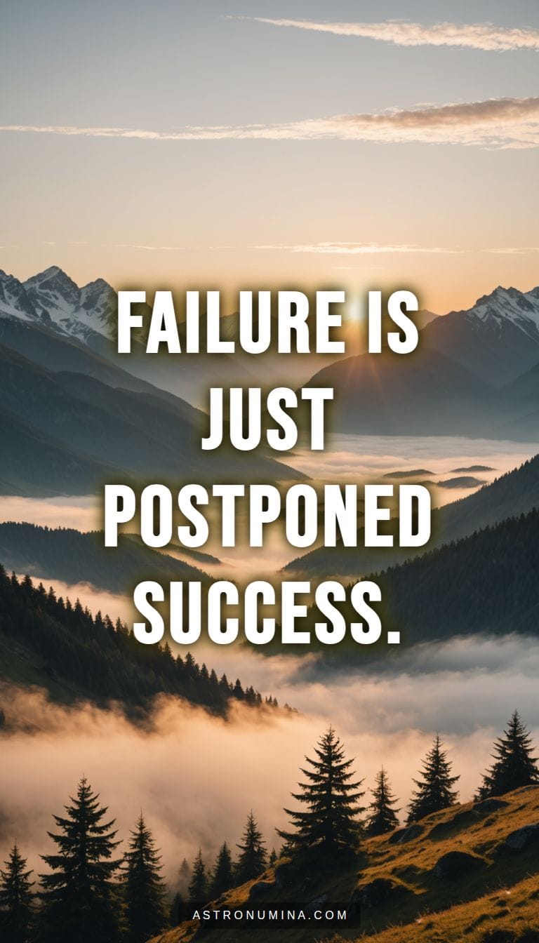 Cosmic journey of success and failure