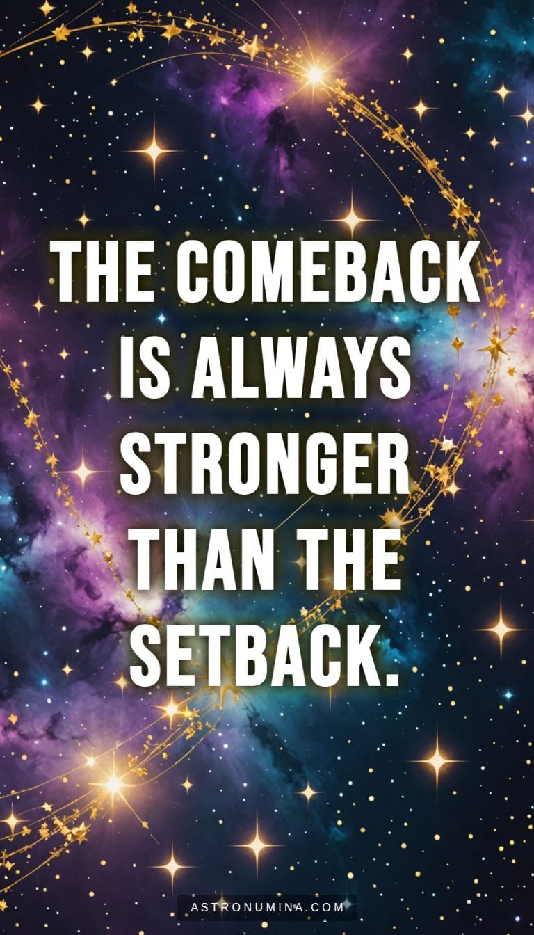 Cosmic comeback illustration